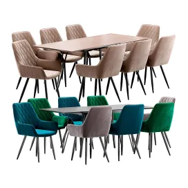 Pablo Dining Chair And Avanti Table